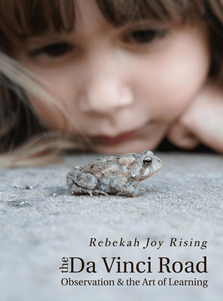 Book Cover of Girl intently watching a toad